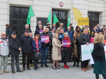 Konferencja prasowa Radosława Witkowskiego